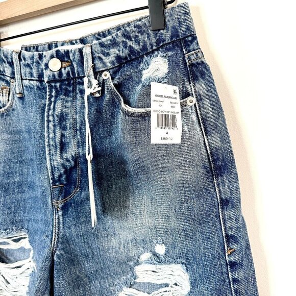 NWT Good American Good Boy 32" Inseam - Size 4/27 - Picture 3 of 11